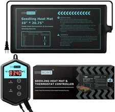 10"x20" Seedling Heat Mat and Digital Thermostat Controller Combo Set