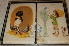 Vintage Hoyle Trump Plastic Coated Double Deck of Playing Cards