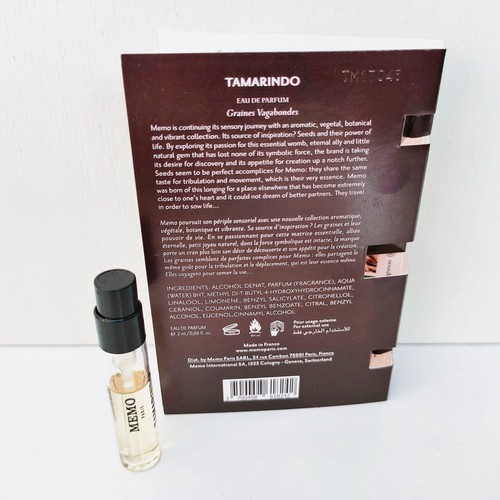 Memo Paris Tamarindo Eau de Parfum mini Spray Fragrance, 1.5ml, Brand New! - Bild 2 von 5
