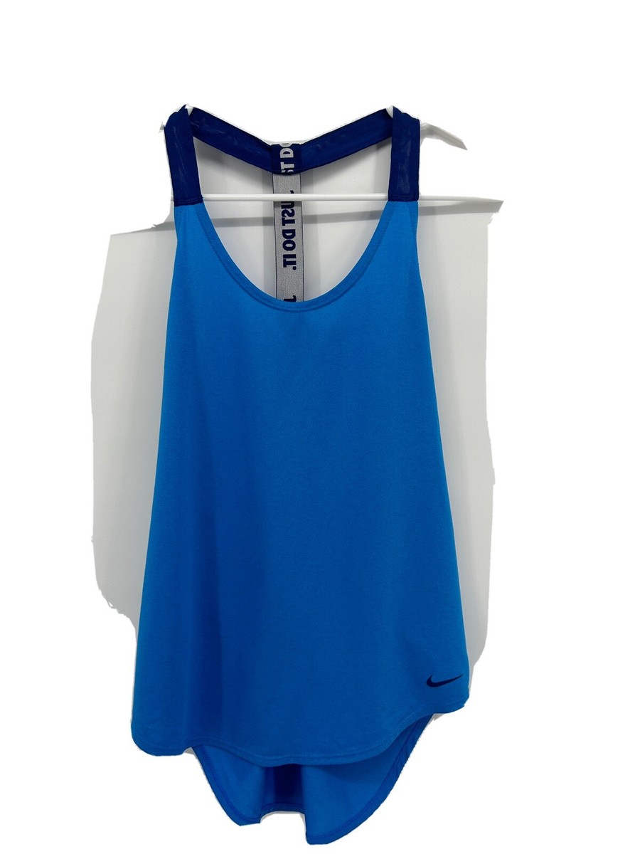 blue nike tank top womens