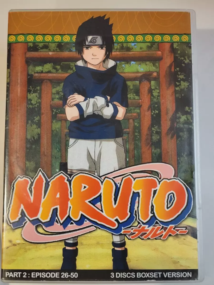 Naruto Series DVD Parts 1,2,3,4,6,7 Japanese Language with Subalts