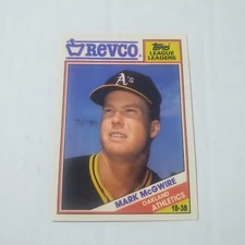 1988 Topps Revco League Leaders Mark McGwire # 17