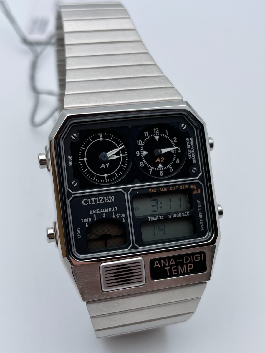 CITIZEN ANA-DIGI TEMP 復刻モデル JG2101-78E CITIZEN RECORD LABEL ANA-DIGI TEMP REPRODUCTION MODEL WATCH