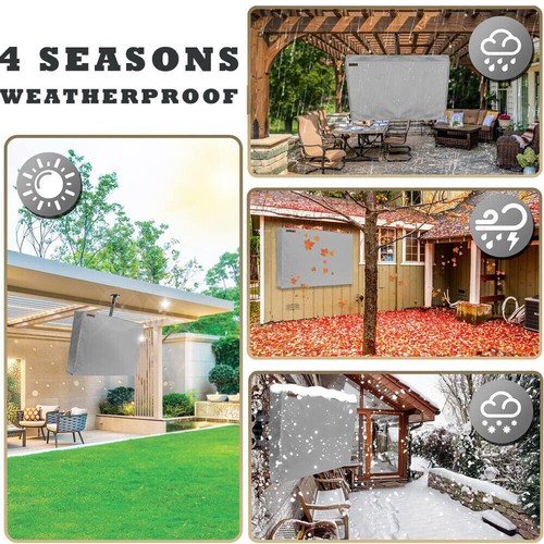 30"-65" Outdoor TV Cover Waterproof Weatherproof 600D Flat Screen Protector - Picture 7 of 9