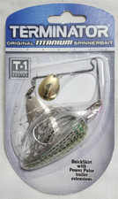 RARE Terminator T1 Titanium Snap Back Spinnerbait 3/8 oz Emerald Shiner Shad