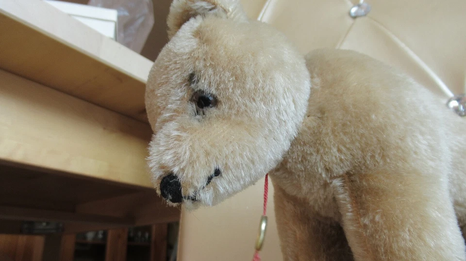 Teddy Hermann Teddy stehend mit Label - Bild 2 von 4