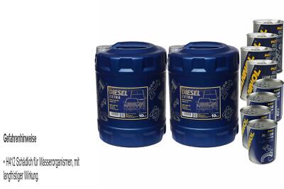 20L Motoröl MANNOL SAE 10W-40 DIESEL EXTRA 4xLeak-Stop+Motor Doctor