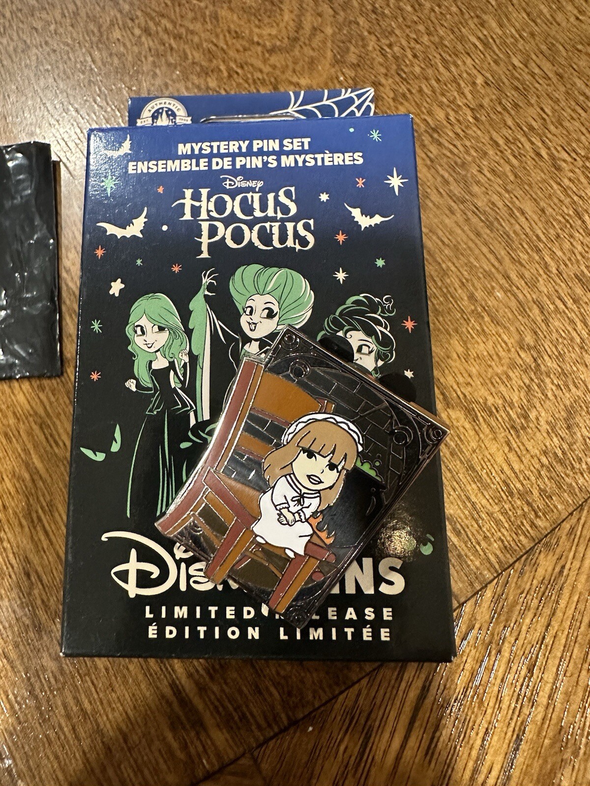 Disney Parks Hocus Pocus Mystery Box Pin Set - Emily Binx 2024 with Box