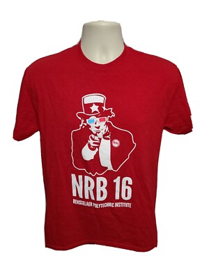 RPI Rensselaer Polytechnic Institute NRB 16 Adult Medium Red TShirt
