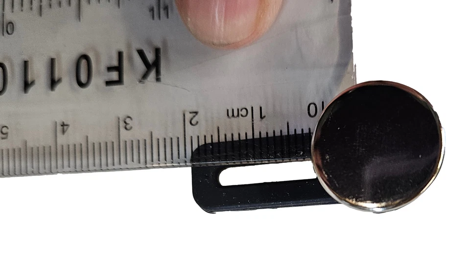 2x Waist Band Extension for Pants Jeans Trouser Widen Expander Button Elastic - Image 2 of 4