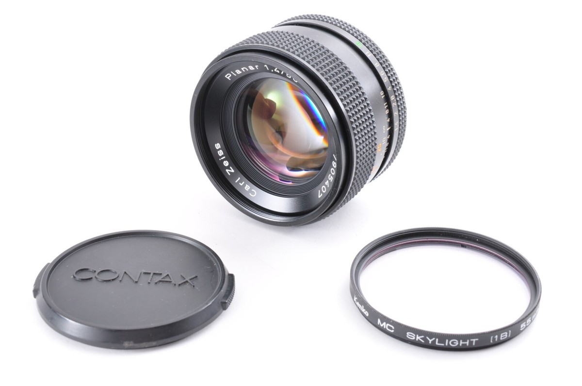 超美品 CONTAX Planar 50mm F1.4 T* MMJ #214 Exc+4] CONTAX Carl Zeiss Planar T* 50mm f/1.4 MMJ MF Prime