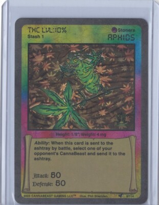 CannaBeast  Aphids  Holo Card #8/114 TCG CCG Pack Fresh! 1st Edition