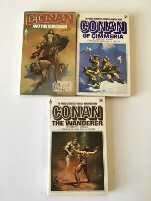 Conan The Barbarian Book Lot Of 3 