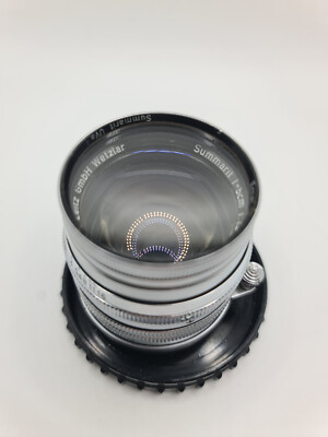 Seltenes Leica Summarit 5cm 50mm f1.5 L39 Silber Objektiv im Etui. mit filter.