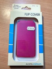 Flip Cover ORIGINALE Blisterata per Alcatel One Touch M Pop 5020 - Col ROSA PINK