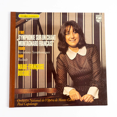 Marie-Francoise Bucquet Piano D'Indy Franck Faure (LP, Phillips, 6500 171)