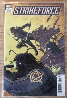 Strikeforce #3 2019 MARVEL Comics 1:25 Declan Shalvey & Bagged