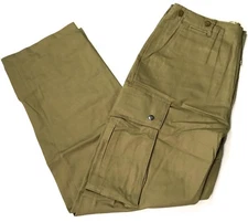 WWII US AIRBORNE PARATROOPER UNREINFORCED M42 JUMP TROUSERS- XSMALL