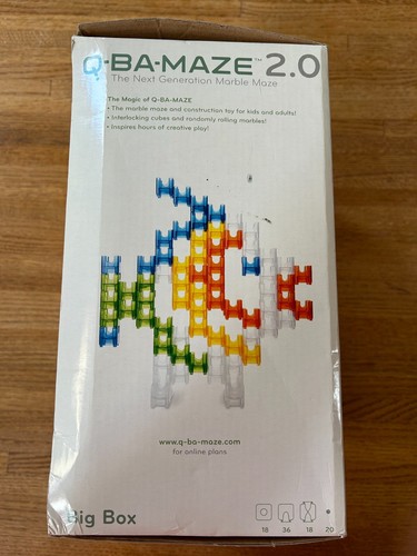 RARE Mindware Q-BA-MAZE 2.0 Big Box & Mega Stunts & Instructions* MINT 238 pcs!! - Picture 5 of 7