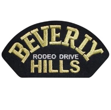Beverly Hills Patch - California Badge. Rodeo Drive 4.75" (Iron on)
