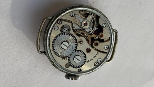 Vintage RARE WOMEN WATCH HELVETIA 15 JEWELS MILITARY 90A - Video 1 of 1