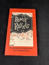 ROWDY RHYMES  Illustrated by Henry R. Martin  Peter Pauper Press  c. 1952