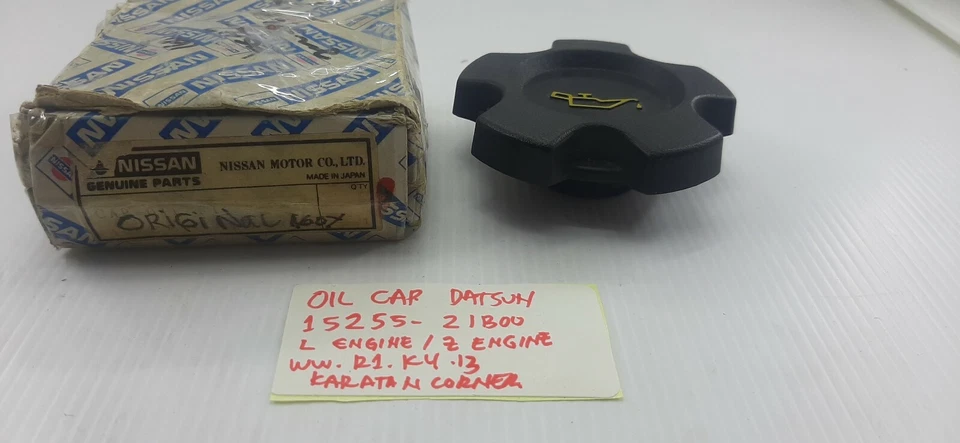 X Tapa de aceite 5 orejas motores Datsun Nissan L y NAPS-Z - JAPÓN - OEM - NOS Foto 3 de 4