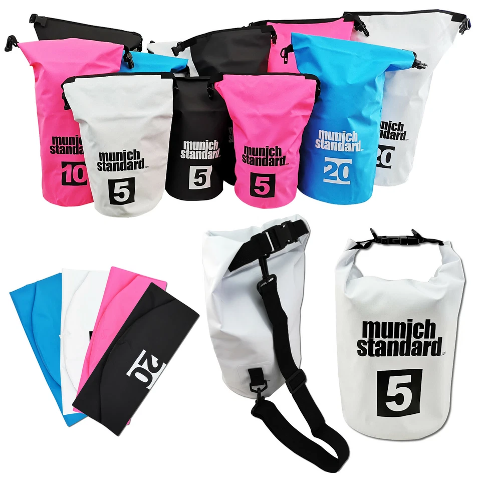 Dry Bag Tasche Wasserdicht Seesack Rollbeutel Packsack Camping 5, 10, 20 Liter