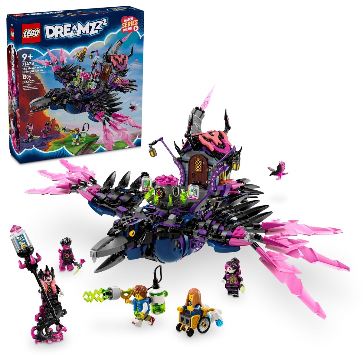 かくにん(*´艸`).。.:*☆ LEGO DREAMZzz The Never Witchs Midnight Raven 71478 New Building