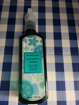 #ad #ad CUCUMBER MELON Gentle GEL Hand Soap Bath amp; Body Works 8oz Green Pump Dispenser $15.88