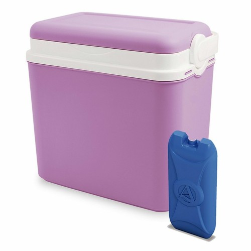 10L Colorful Camping Cooler Box Beach Picnic Travel Insulated Coolbox 1 Ice Pack - Picture 6 of 18