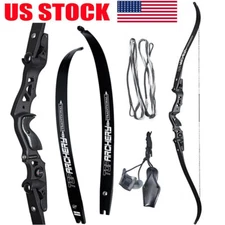 25-60lbs Archery 62" ILF Recurve Bow for Adult Hunting & Competition Athletic