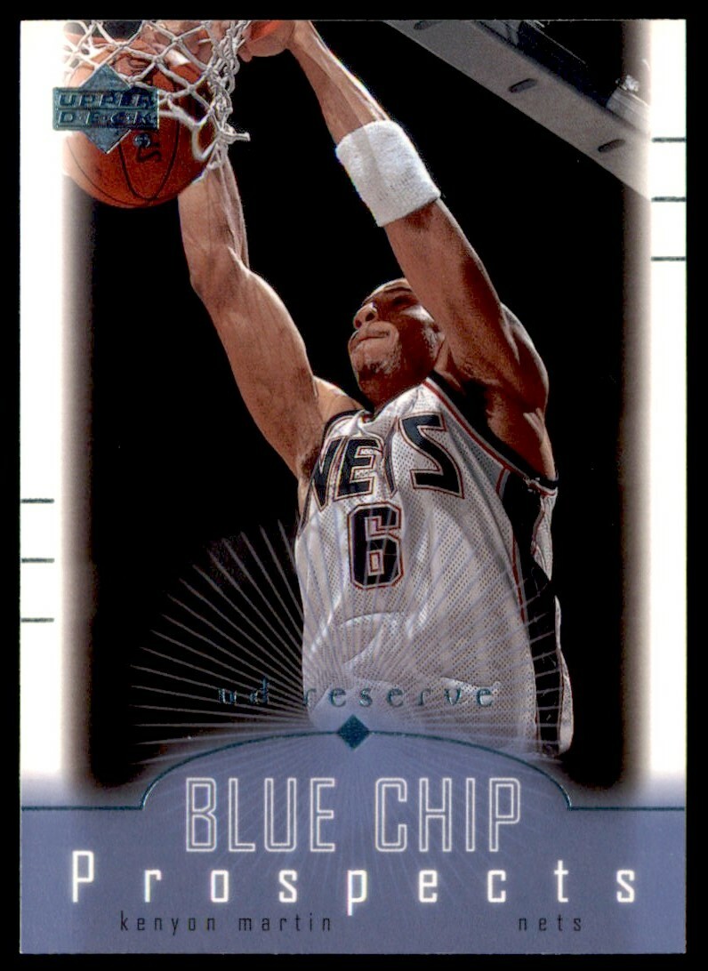 2000-01 UD Reserve Kenyon Martin Rookie New Jersey Nets #91