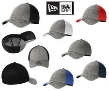 MEN'S NEW ERA, 39THIRTY, HEATHERED/SOLID CAP, STRETCH FIT, MID PROFILE, S/M-L/XL