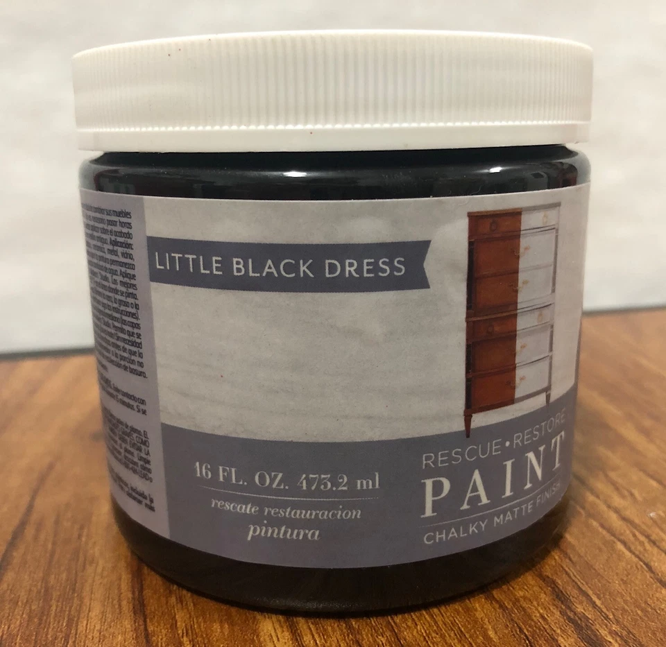 LOTE - 6 FRASCOS DE pintura de tiza Black Rescue Restore 16 oz. CADA UNO Foto 2 de 4