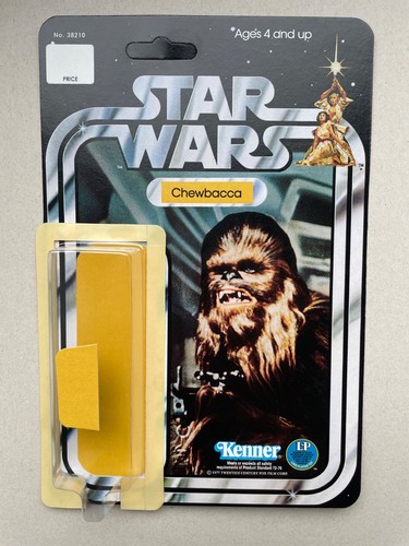KIT RETRO CARD STAR WARS NEXT GEN CHEWBACCA E BLISTER AUTOADESIVO 12 BK Qualità - Foto 2 di 3