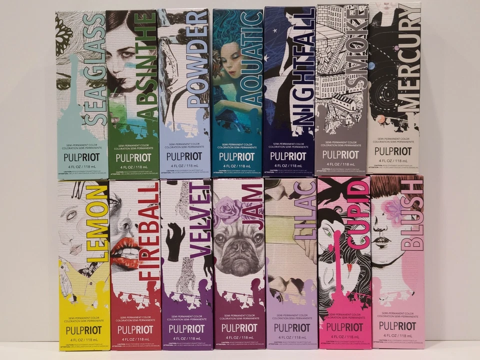 PULP RIOT Semi Permanent Professional Hair Color,Toners 4oz ( Choose your Color) - Image 2 of 4