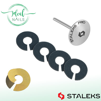 Pododisc STALEKS Pediküre-Disk aus Edelstahl ''Regenschirm'' + 5 Pads, 15 - 25 mm