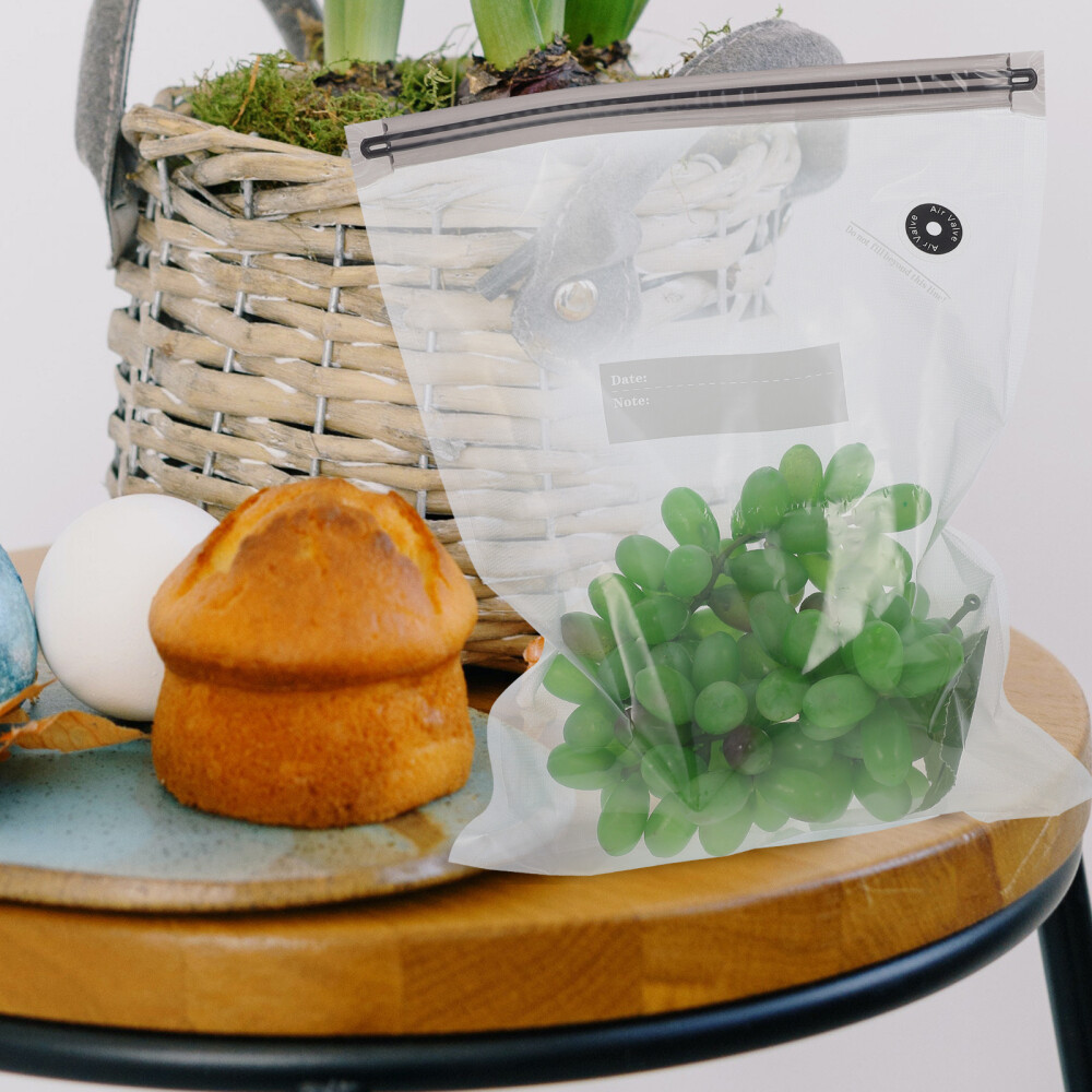 5 Sets Pumping Air Bag Vacuum Zipper Bags Bunk Bed Accessories Food