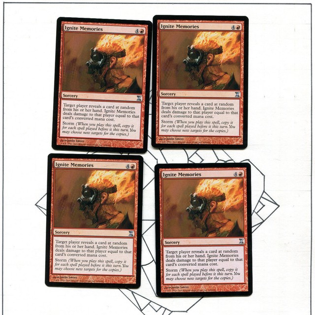 4X Ignite Memories Time Spiral MAGIC THE GATHERING PLAYSET MTG Lp eBay