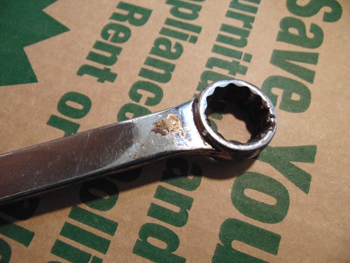 Vintage Stanley 85-830 15/16 X 1 Long Double Boxed End Chrome Wrench USA Tool - Picture 6 of 9