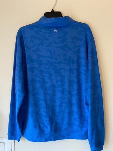 Peter Millar GOLF Blue Half Zip PULLOVER - Sz. M - Picture 2 of 2