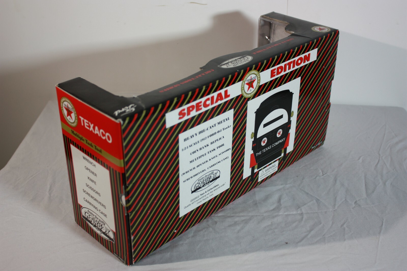 Gearbox Coin Bank Texaco 1912 Ford Oil Tanker Truck Die Cast New eBay