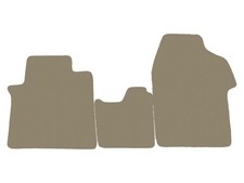 Fußmatten, Autoteppiche für Opel Zafira Life 2016-… vorne, Dunkelbeige x14 Rand