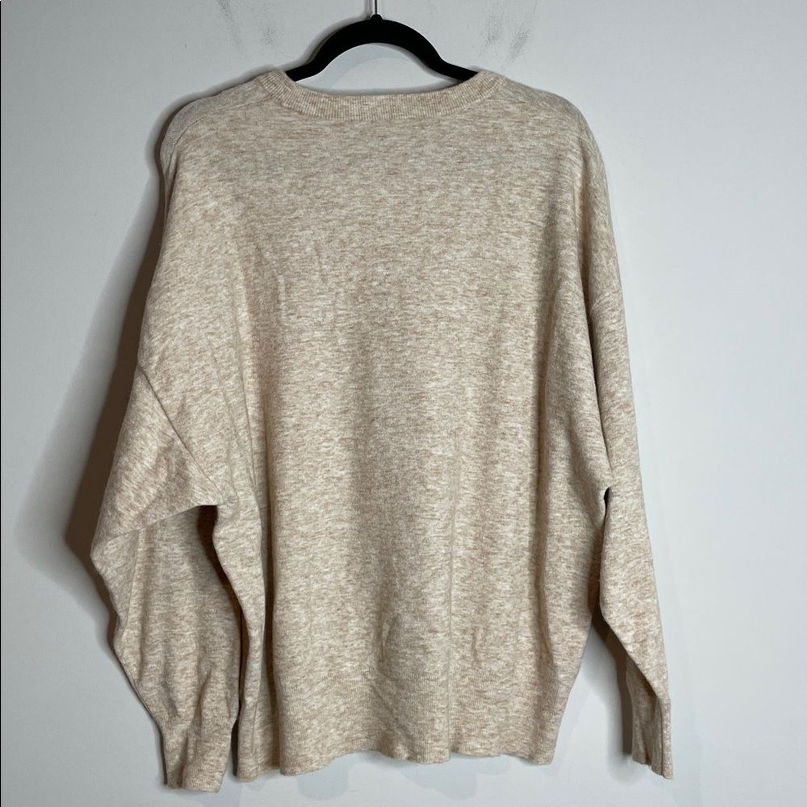 Jenni Kayne Women’s Oversized Creckneck Tunic Sweater Size Medium Wool Blend