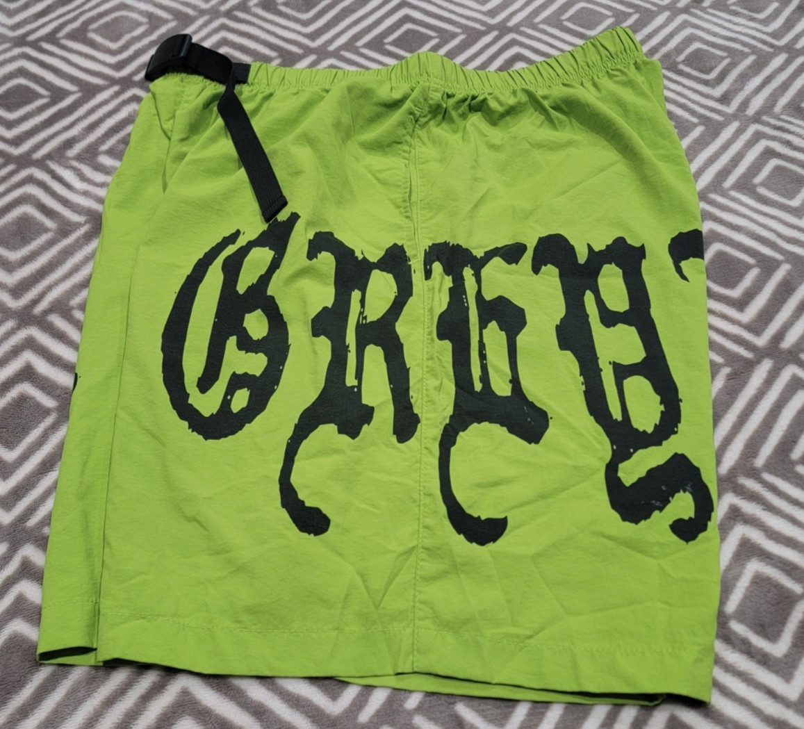 G59 Grey Five Nine Records Shorts Size Men Size Medium Green Nylon Suicideboys