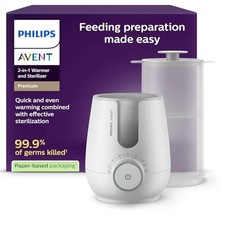 Philips Avent Premium 2-in-1 Scaldabiberon e sterilizzatore - con tecnologia di