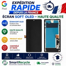 Ecran Complet Soft OLED Google Pixel 6 Pro Noir avec Châssis 120 Hz