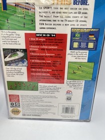 FIFA International Soccer (Sega CD) NEW FACTORY SEALED RARE! With Hang Tab