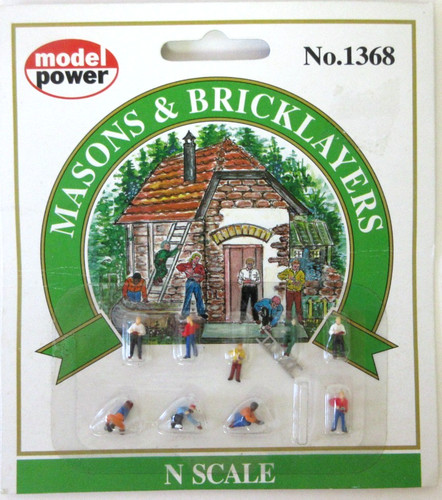 Figuras eléctricas modelo escala N 'Albañiles y albañiles' artículo #1368 | Zustand: New